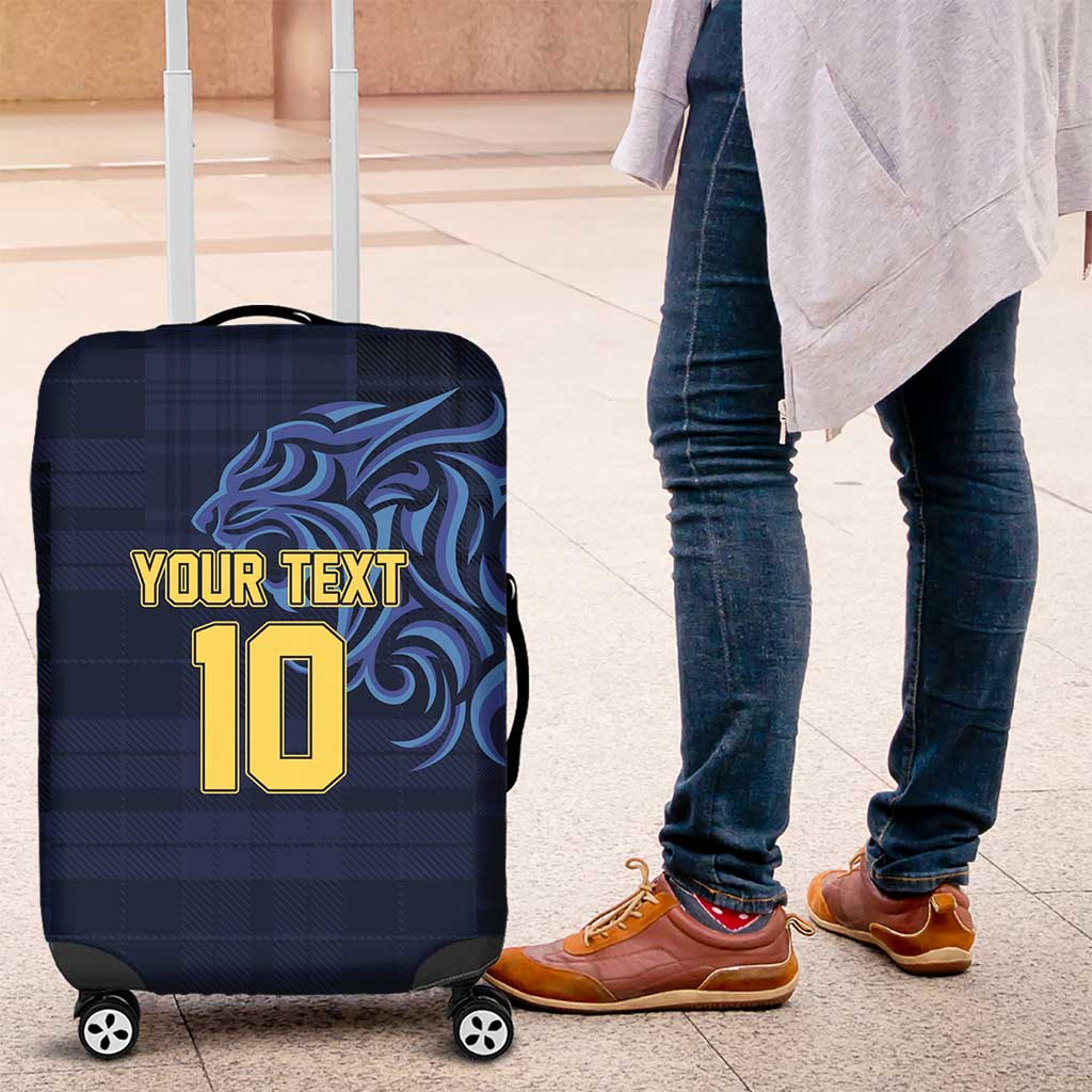 Custom Scotland Football 2024 Go Champion Luggage Cover - Wonder Print Shop