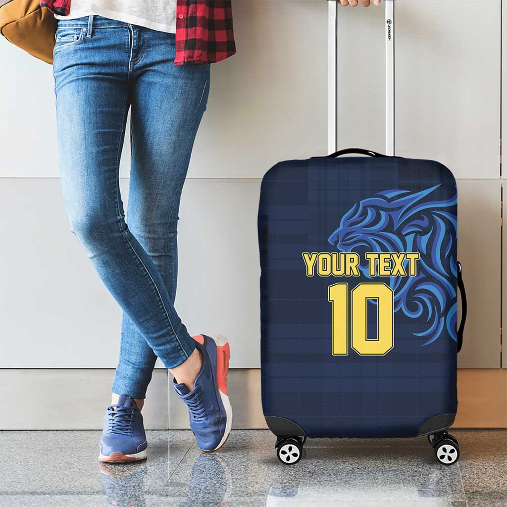 Custom Scotland Football 2024 Go Champion Luggage Cover - Wonder Print Shop