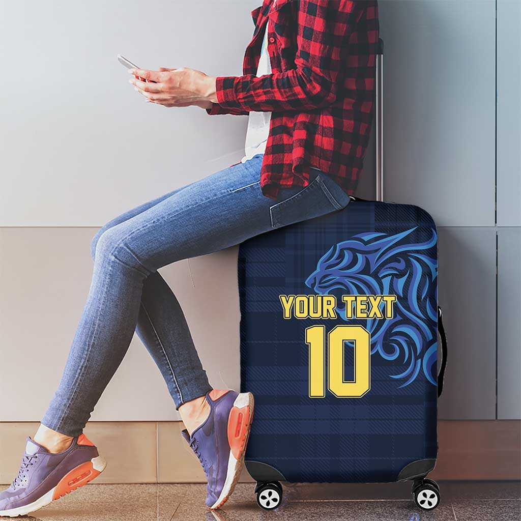 Custom Scotland Football 2024 Go Champion Luggage Cover - Wonder Print Shop
