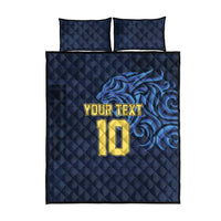 Custom Scotland Football 2024 Go Champion Quilt Bed Set - Wonder Print Shop