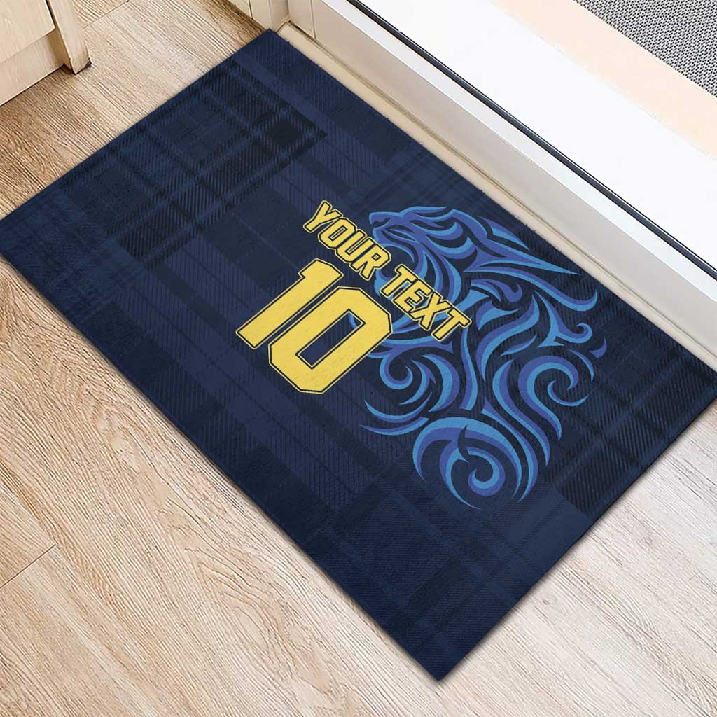 Custom Scotland Football 2024 Go Champion Rubber Doormat - Wonder Print Shop