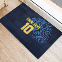 Custom Scotland Football 2024 Go Champion Rubber Doormat - Wonder Print Shop