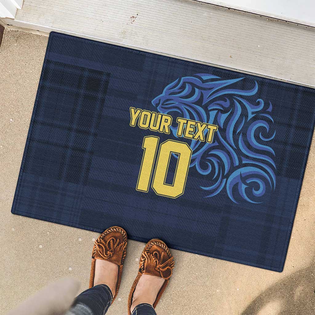 Custom Scotland Football 2024 Go Champion Rubber Doormat - Wonder Print Shop