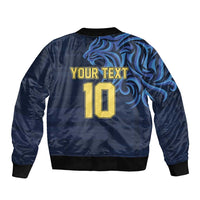Custom Scotland Football 2024 Go Champion Sleeve Zip Bomber Jacket - Wonder Print Shop