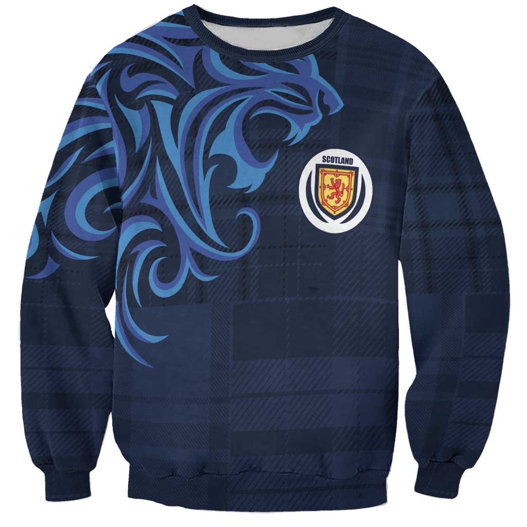 Custom Scotland Football 2024 Go Champion Sweatshirt - Wonder Print Shop