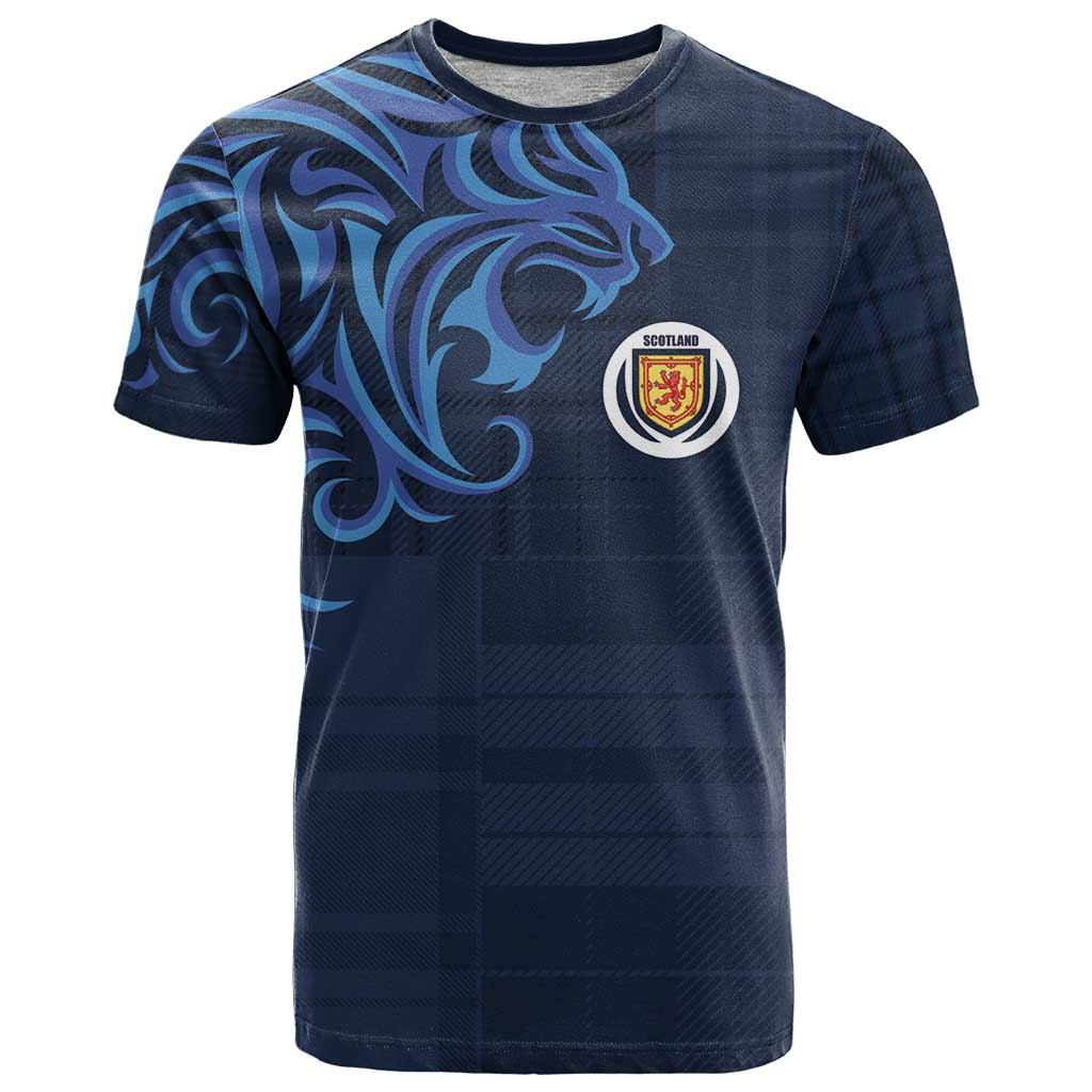 Custom Scotland Football 2024 Go Champion T Shirt - Wonder Print Shop