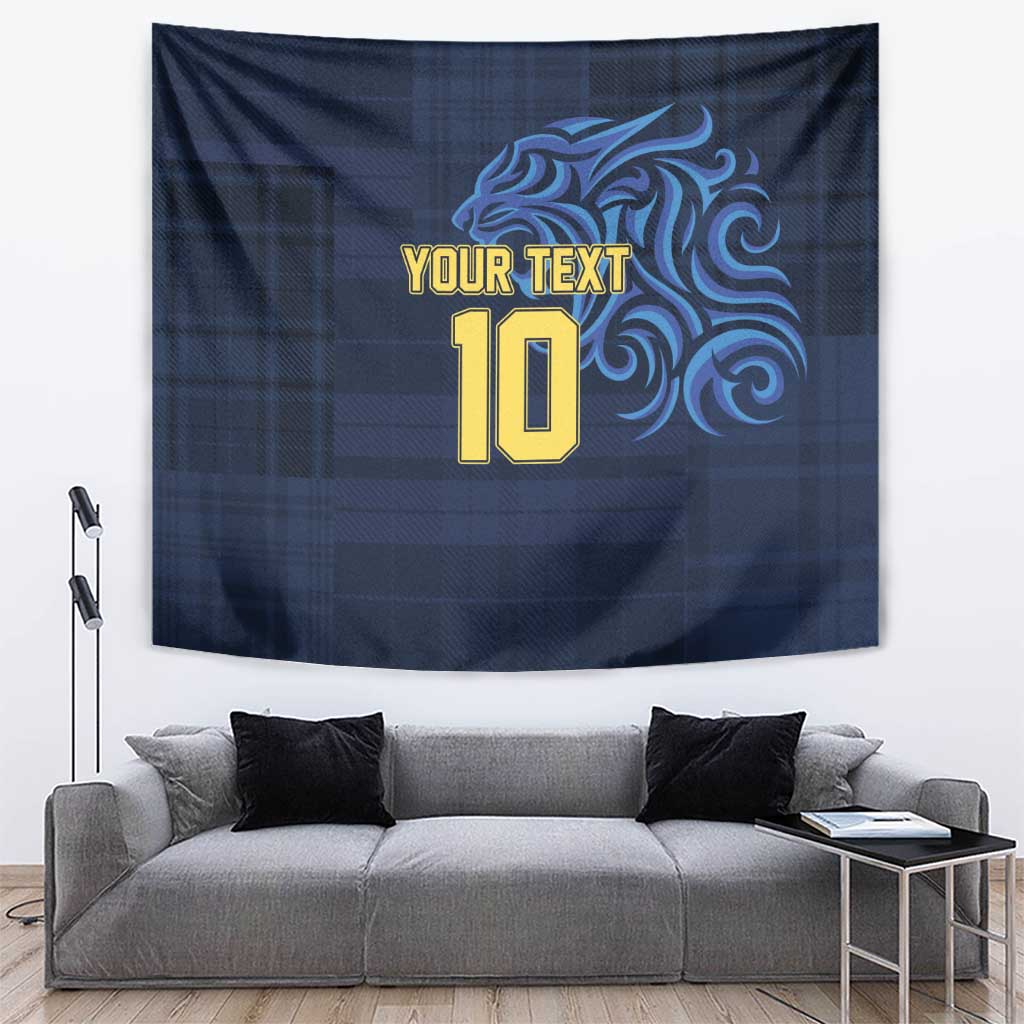 Custom Scotland Football 2024 Go Champion Tapestry - Wonder Print Shop