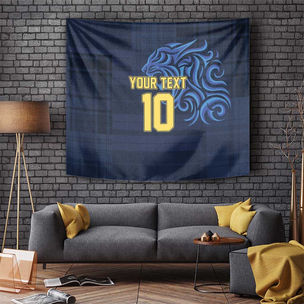 Custom Scotland Football 2024 Go Champion Tapestry - Wonder Print Shop