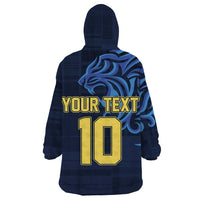Custom Scotland Football 2024 Go Champion Wearable Blanket Hoodie - Wonder Print Shop