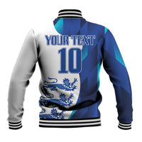 Custom England Football 2024 Go Champion Baseball Jacket - Wonder Print Shop