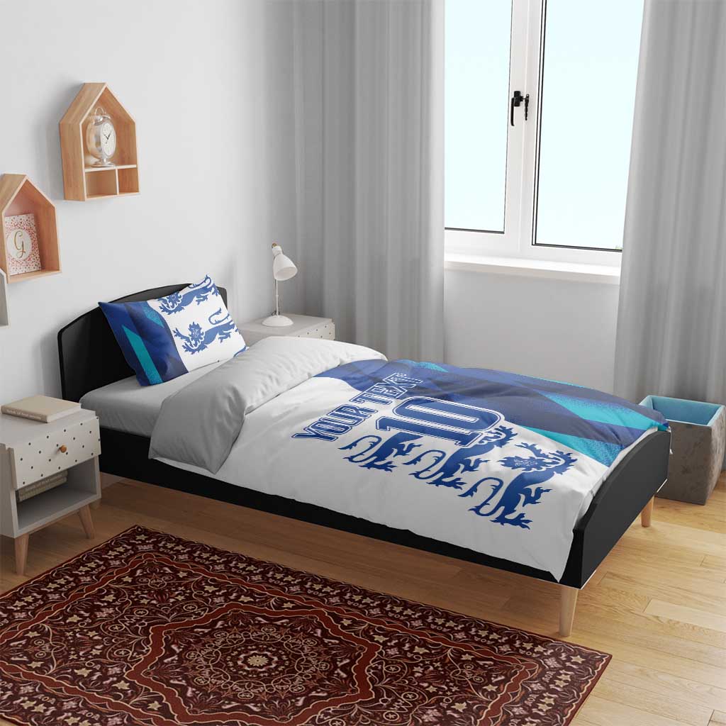 Custom England Football 2024 Go Champion Bedding Set - Wonder Print Shop