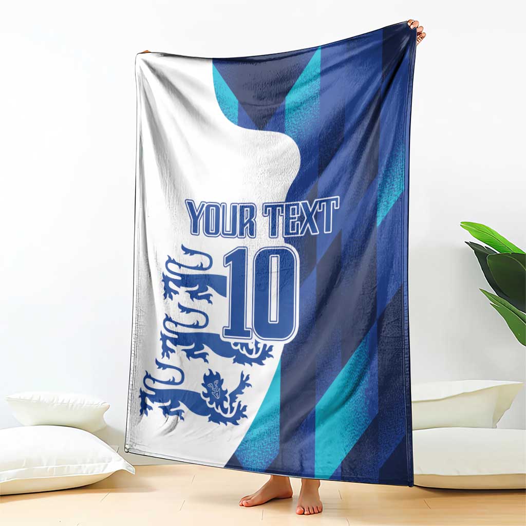 Custom England Football 2024 Go Champion Blanket