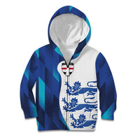 Custom England Football 2024 Go Champion Kid Hoodie - Wonder Print Shop