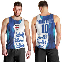 Custom England Football 2024 Go Champion Men Tank Top - Wonder Print Shop