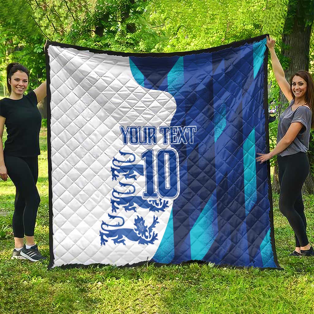 Custom England Football 2024 Go Champion Quilt - Wonder Print Shop
