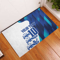 Custom England Football 2024 Go Champion Rubber Doormat - Wonder Print Shop