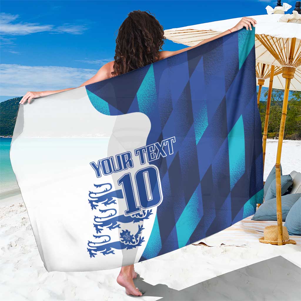 Custom England Football 2024 Go Champion Sarong - Wonder Print Shop