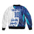 Custom England Football 2024 Go Champion Sleeve Zip Bomber Jacket - Wonder Print Shop