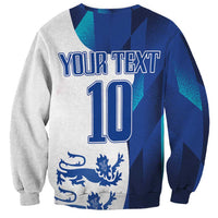 Custom England Football 2024 Go Champion Sweatshirt - Wonder Print Shop