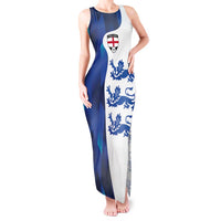 Custom England Football 2024 Go Champion Tank Maxi Dress - Wonder Print Shop