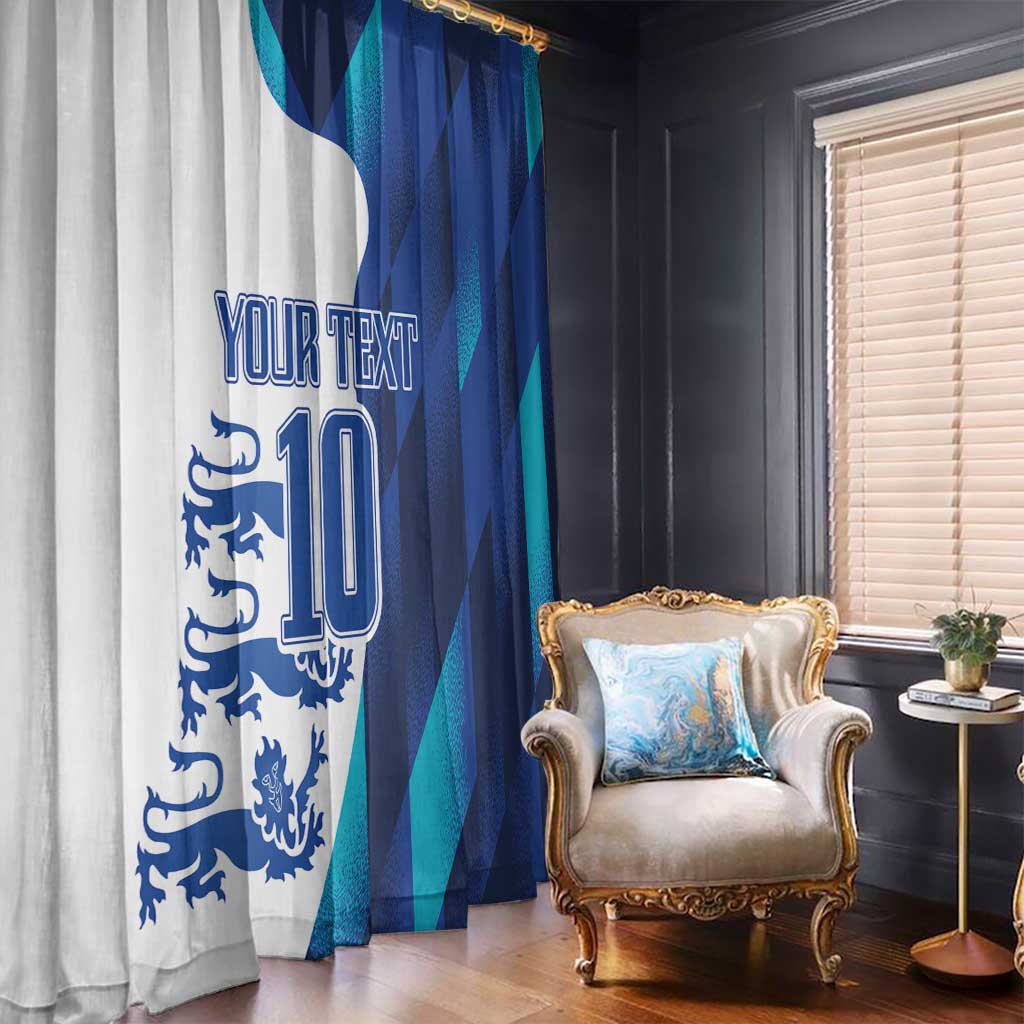 Custom England Football 2024 Go Champion Window Curtain - Wonder Print Shop