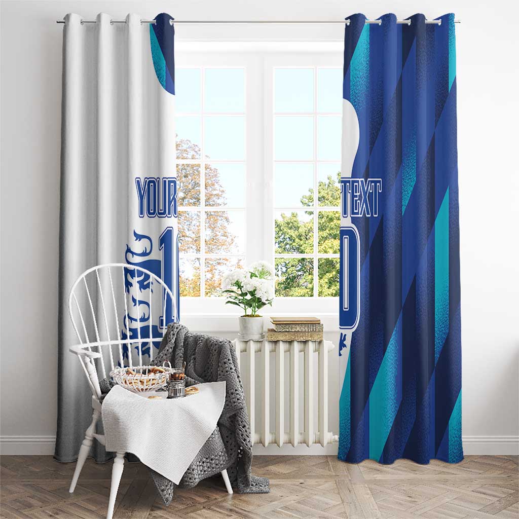 Custom England Football 2024 Go Champion Window Curtain - Wonder Print Shop