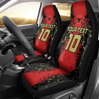 Custom Albania Football 2024 Go Champion Car Seat Cover - Wonder Print Shop
