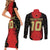 Custom Albania Football 2024 Go Champion Couples Matching Short Sleeve Bodycon Dress and Long Sleeve Button Shirt - Wonder Print Shop