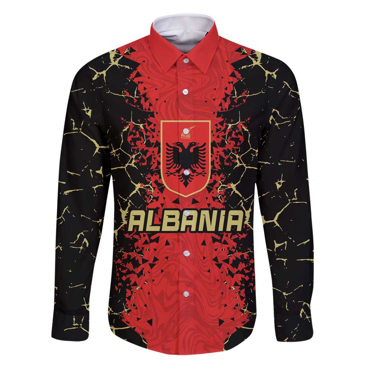 Custom Albania Football 2024 Go Champion Family Matching Puletasi and Hawaiian Shirt - Wonder Print Shop