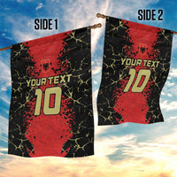 Custom Albania Football 2024 Go Champion Garden Flag - Wonder Print Shop