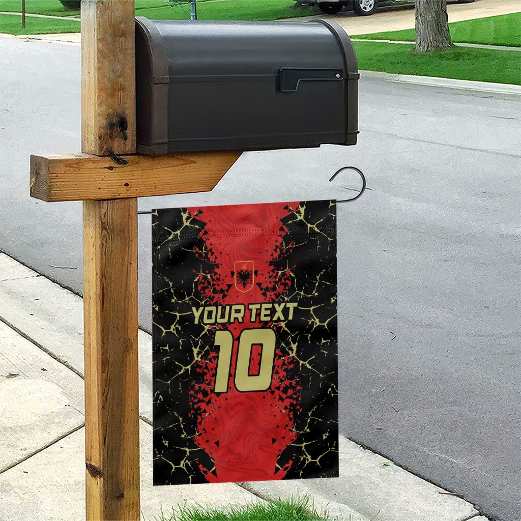 Custom Albania Football 2024 Go Champion Garden Flag - Wonder Print Shop