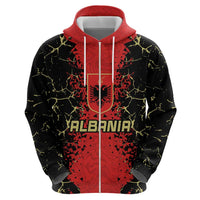 Custom Albania Football 2024 Go Champion Hoodie - Wonder Print Shop