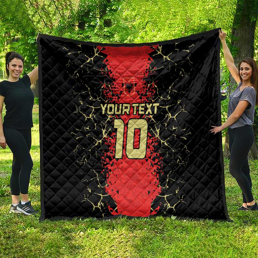 Custom Albania Football 2024 Go Champion Quilt - Wonder Print Shop