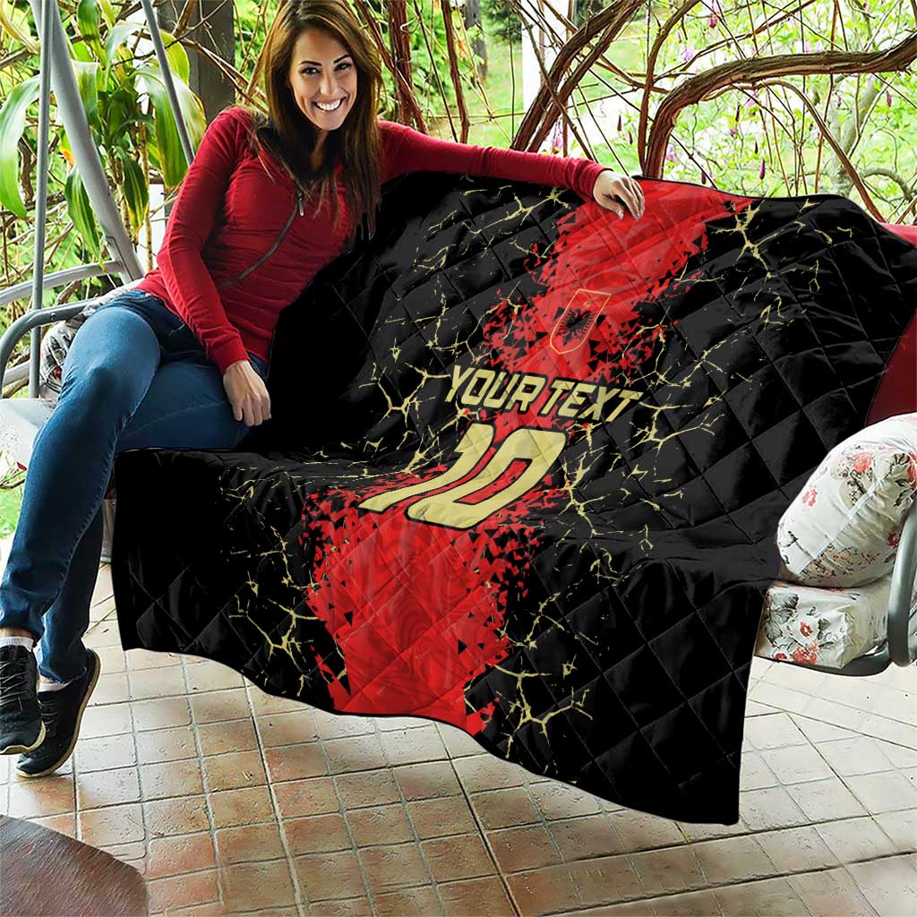 Custom Albania Football 2024 Go Champion Quilt - Wonder Print Shop
