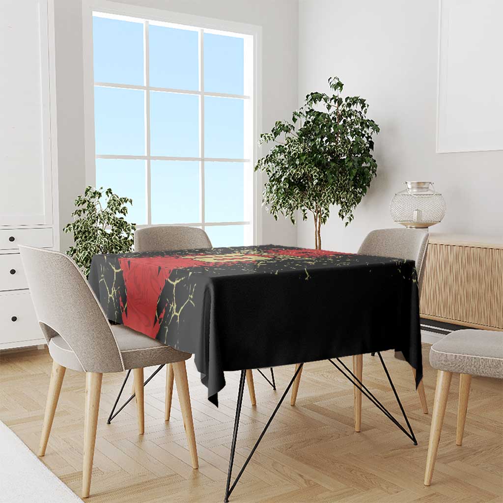 Custom Albania Football 2024 Go Champion Tablecloth - Wonder Print Shop