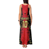 Custom Albania Football 2024 Go Champion Tank Maxi Dress - Wonder Print Shop