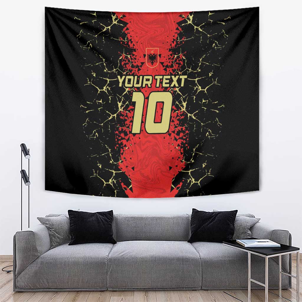 Custom Albania Football 2024 Go Champion Tapestry - Wonder Print Shop