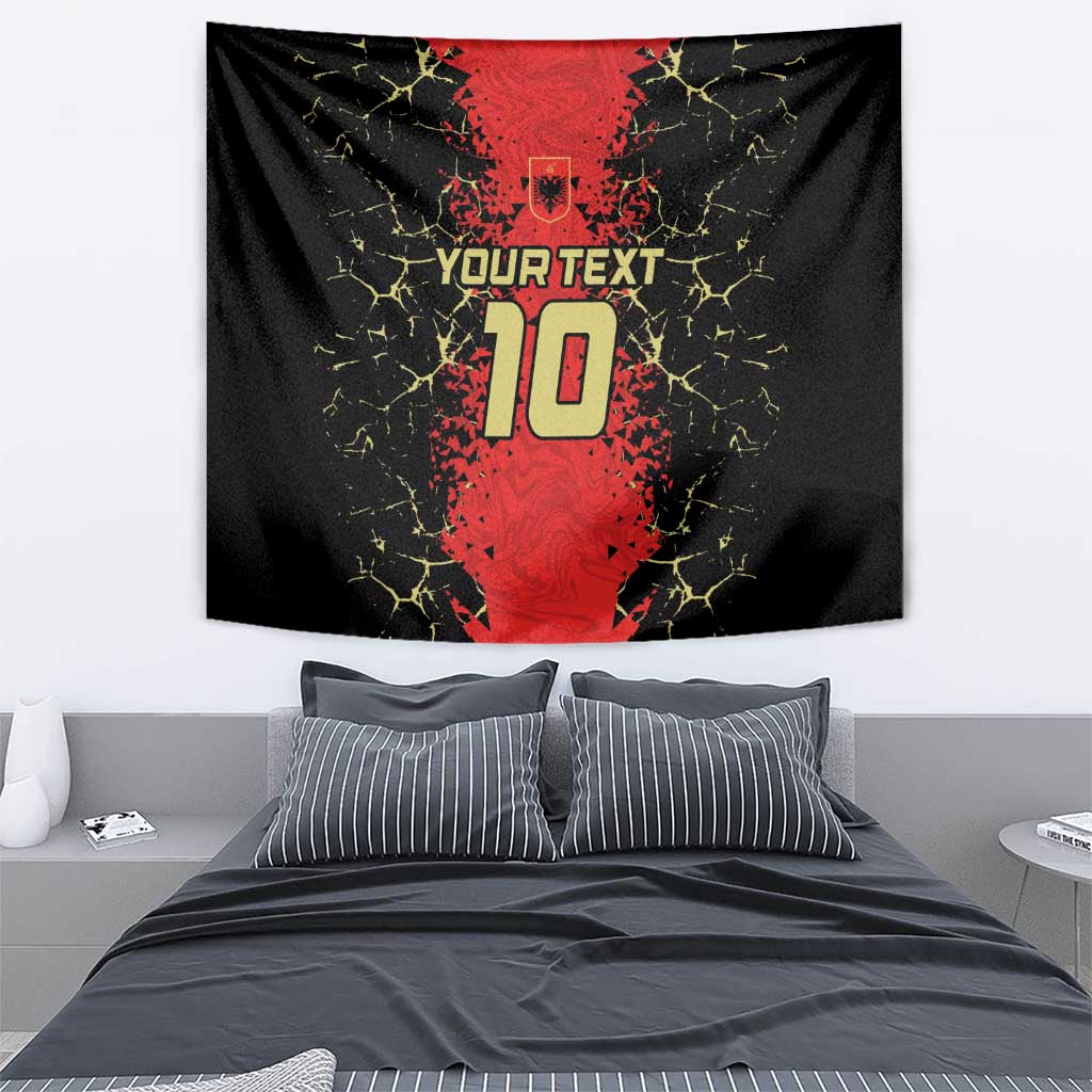 Custom Albania Football 2024 Go Champion Tapestry - Wonder Print Shop