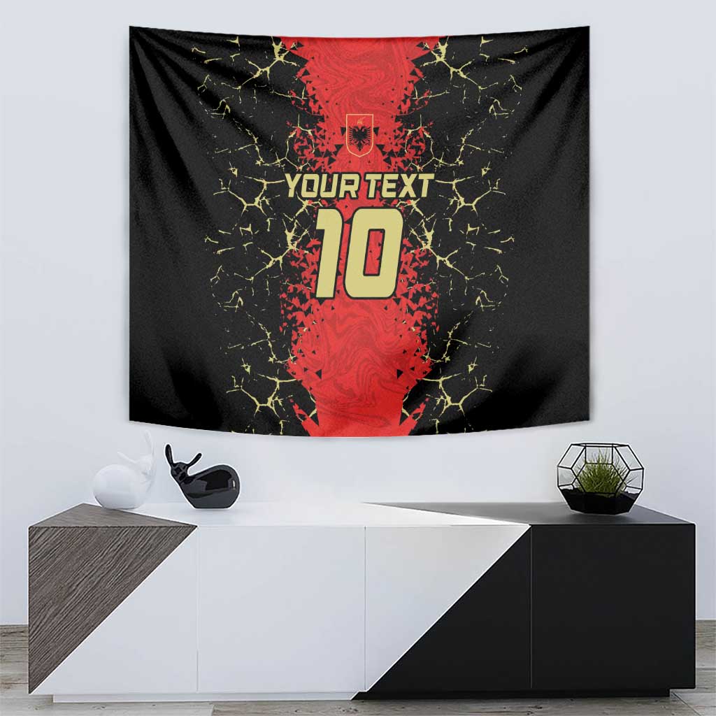 Custom Albania Football 2024 Go Champion Tapestry - Wonder Print Shop