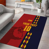 Custom Spain Football 2024 Go Champion Area Rug - Wonder Print Shop