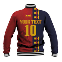 Custom Spain Football 2024 Go Champion Baseball Jacket - Wonder Print Shop