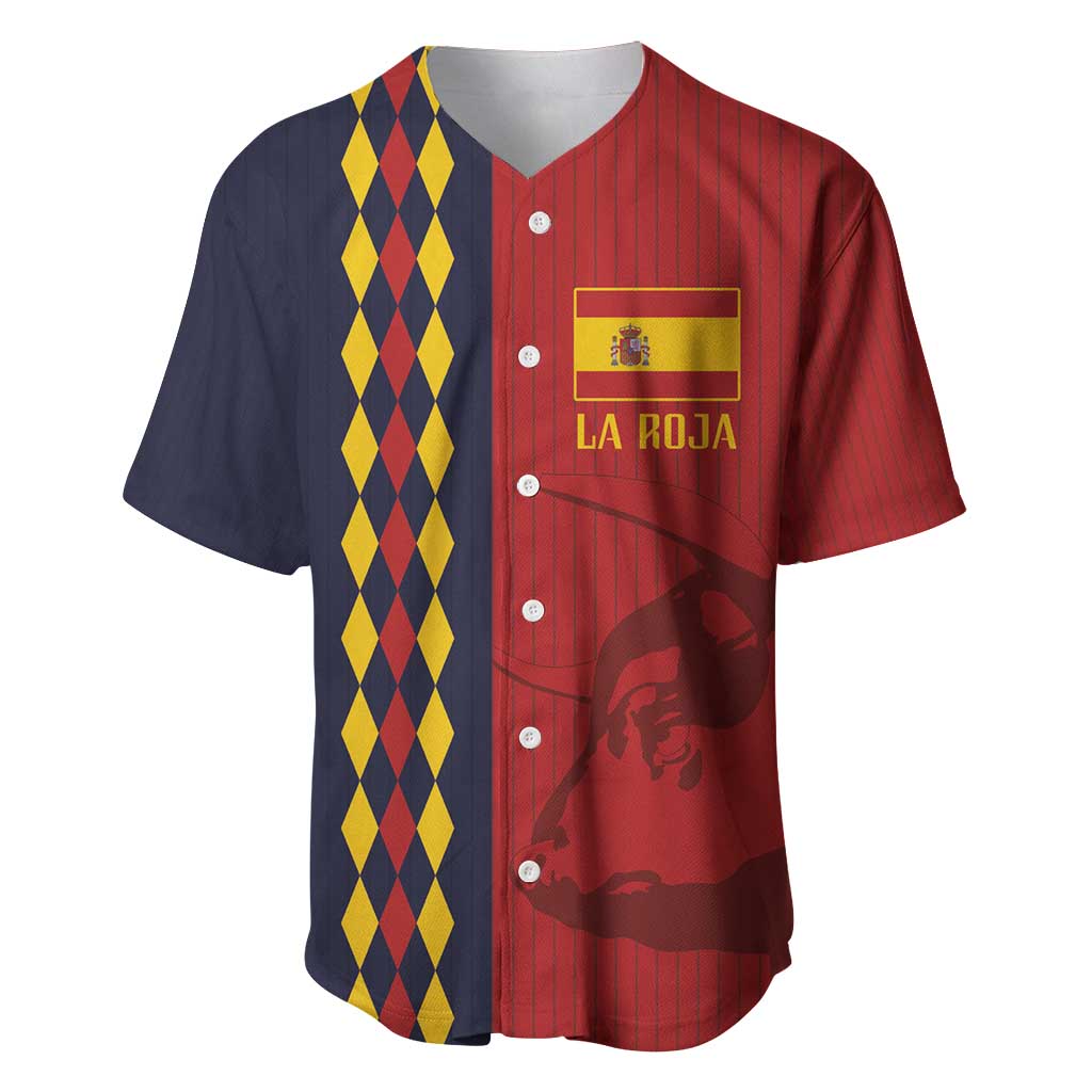 Custom Spain Football 2024 Go Champion Baseball Jersey - Wonder Print Shop