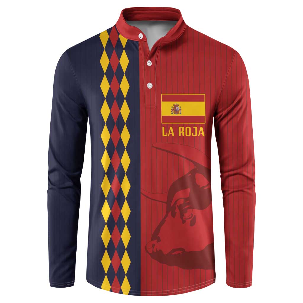 Custom Spain Football 2024 Go Champion Button Sweatshirt - Wonder Print Shop