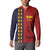 Custom Spain Football 2024 Go Champion Button Sweatshirt - Wonder Print Shop