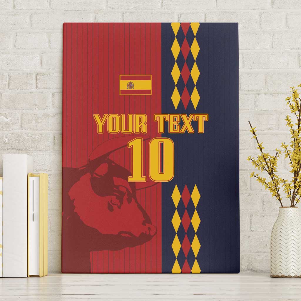 Custom Spain Football 2024 Go Champion Canvas Wall Art - Wonder Print Shop