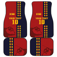 Custom Spain Football 2024 Go Champion Car Mats - Wonder Print Shop