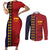 Custom Spain Football 2024 Go Champion Couples Matching Short Sleeve Bodycon Dress and Long Sleeve Button Shirt - Wonder Print Shop