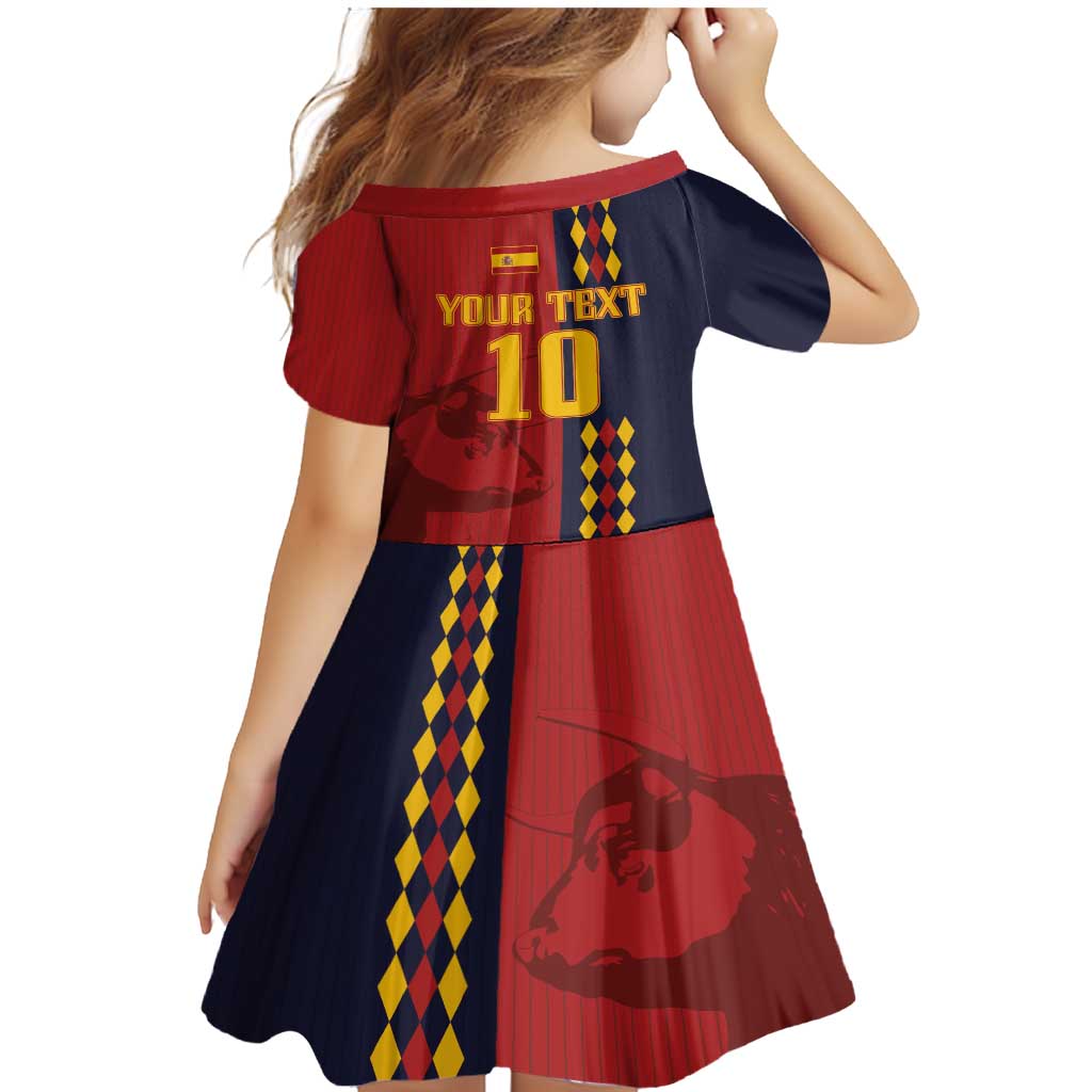 Custom Spain Football 2024 Go Champion Family Matching Mermaid Dress and Hawaiian Shirt - Wonder Print Shop