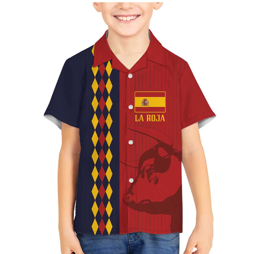 Custom Spain Football 2024 Go Champion Family Matching Mermaid Dress and Hawaiian Shirt - Wonder Print Shop