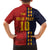 Custom Spain Football 2024 Go Champion Family Matching Off Shoulder Maxi Dress and Hawaiian Shirt - Wonder Print Shop